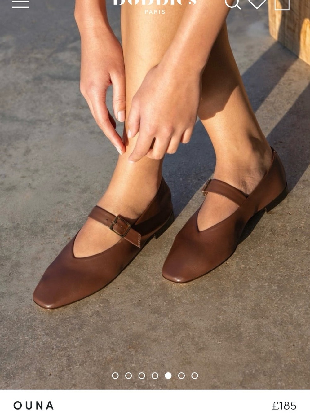 Bobbies Brown Leather Mary Jane’s